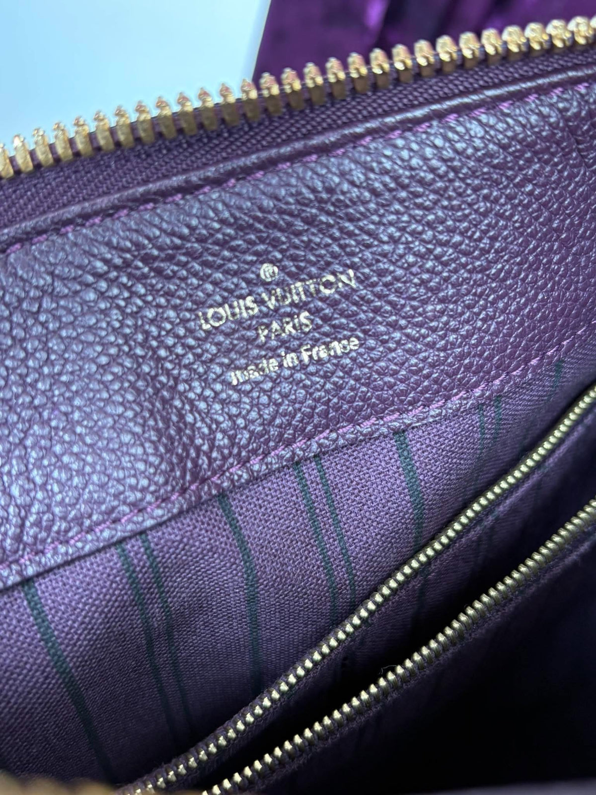 Louis Vuitton Aube Monogram Empreinte Leather Audacieuse Bag micro