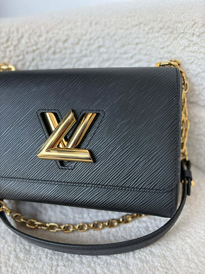 Louis Vuitton&  Twist black epi leather ghw FL3128 Preloved