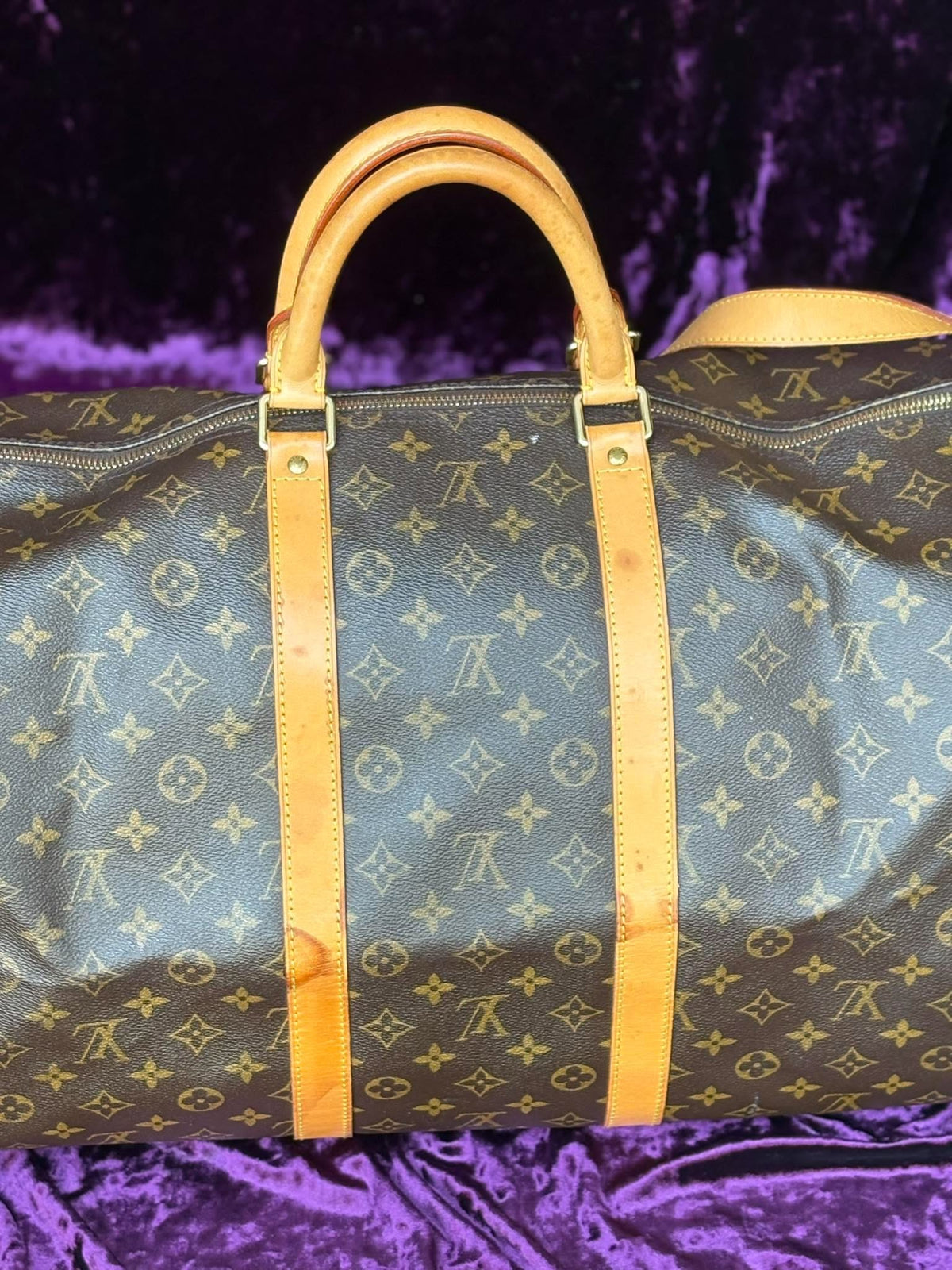 Louis Vuitton Keepall 55 Bandou Mono TH1927 rank A