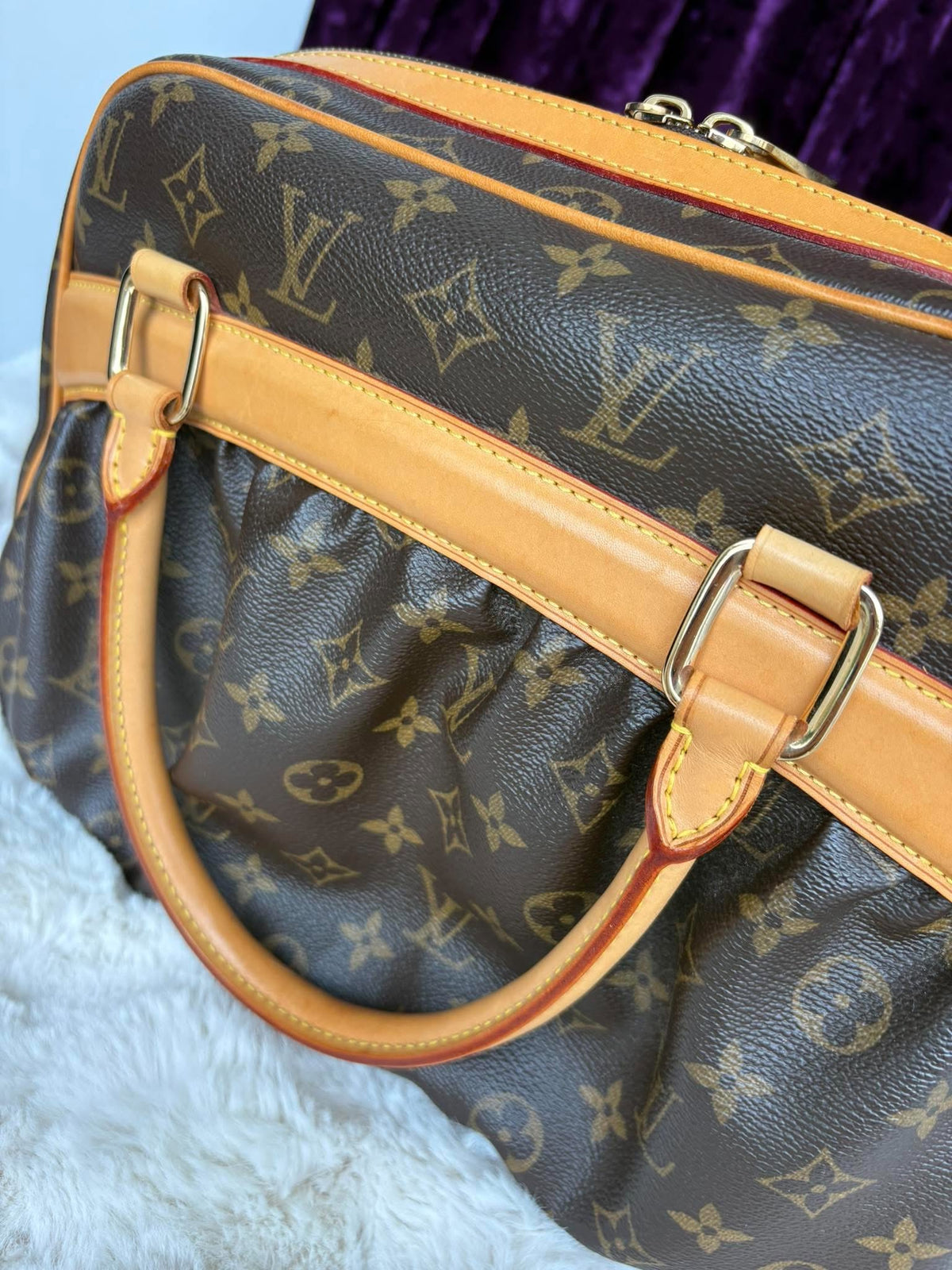 Louis Vuitton Mizi Pm Mono CA1015 Rank A