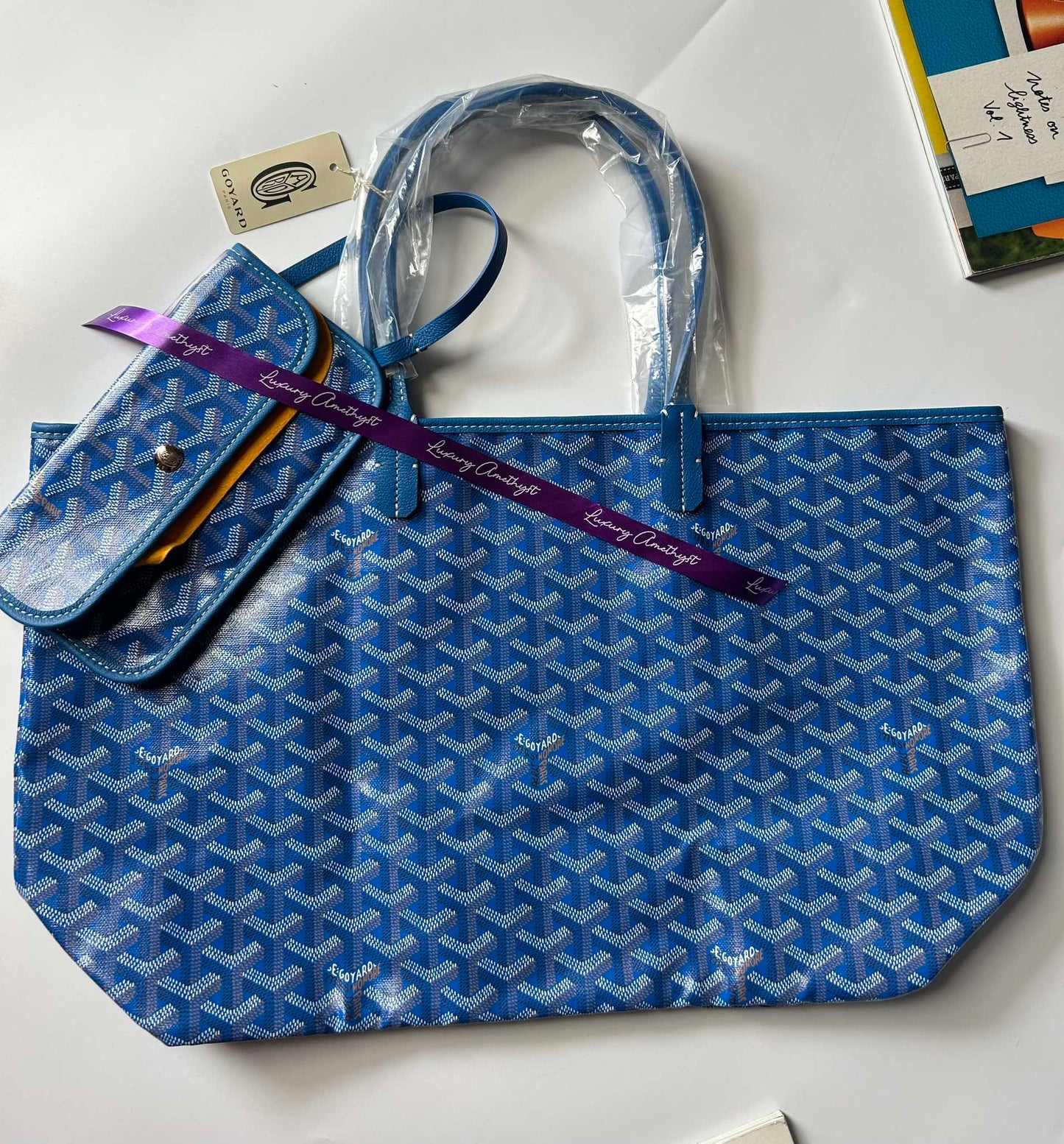 Goyard St Louis pm blue RID 120240 Brandnew