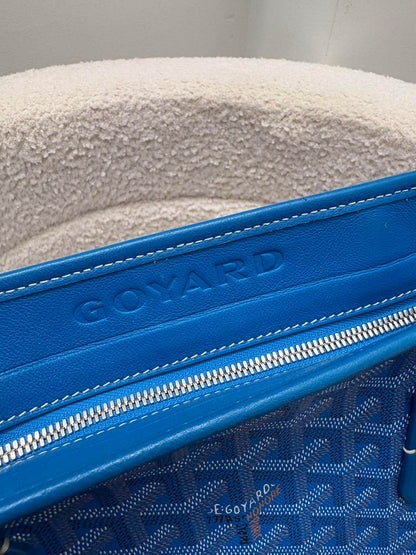 Goyard Goyardine Marquises Tote Sky Blue rank A