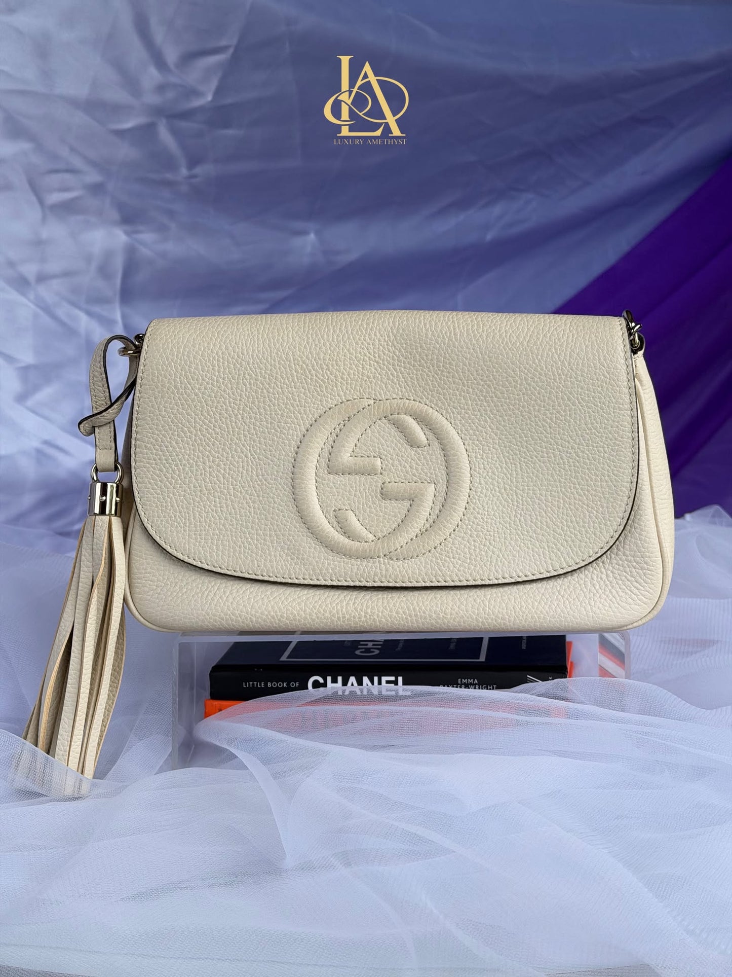Gucci Soho sling bag white with Brandnew&nbsp;