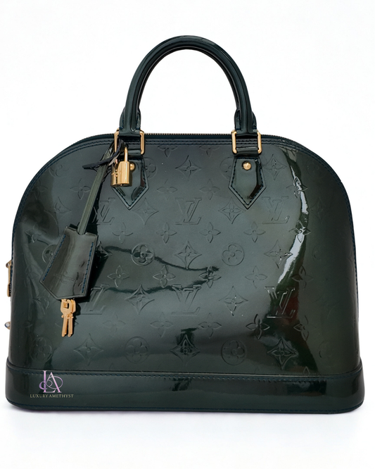 LV Alma Vernis Green PM