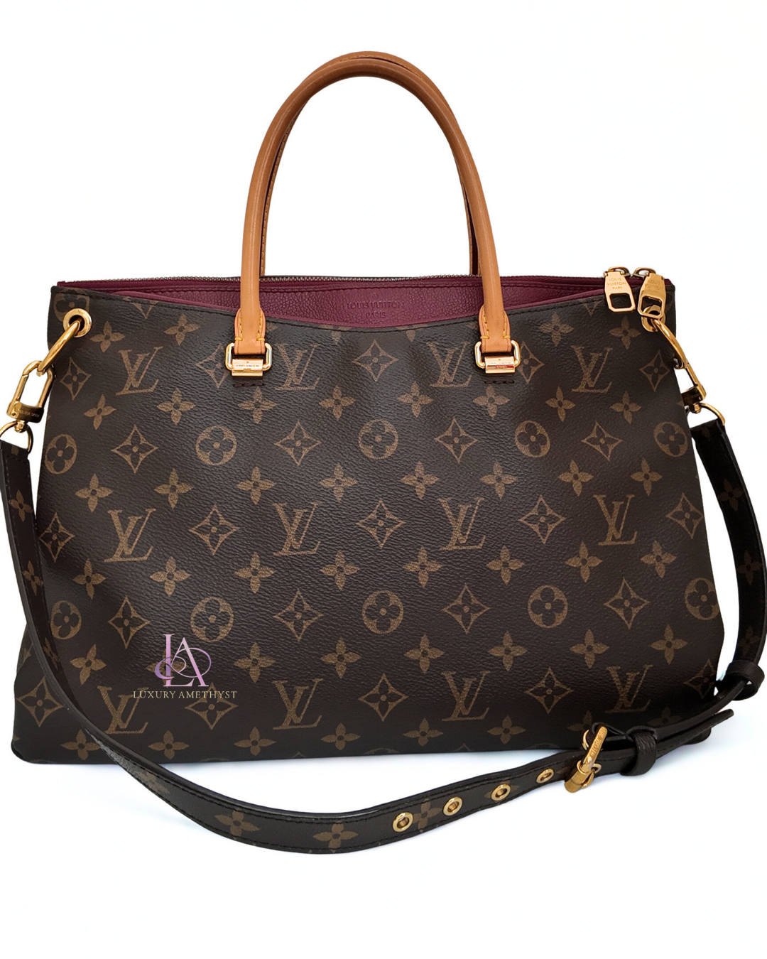 LV Pallas Fuchsia Pink Monogram