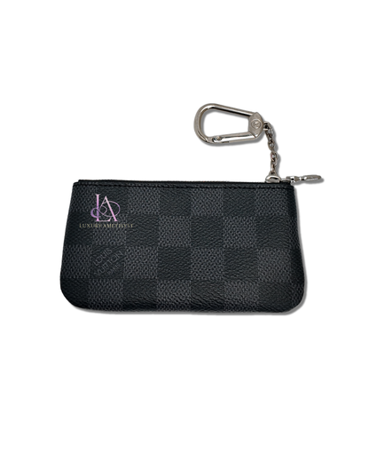LV Cles Key Pouch Damier Graphite Canvas