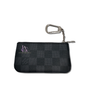 LV Cles Key Pouch Damier Graphite Canvas