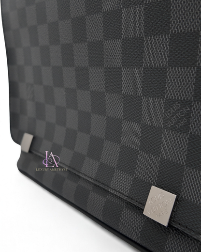 LV District Graphite Damier PM