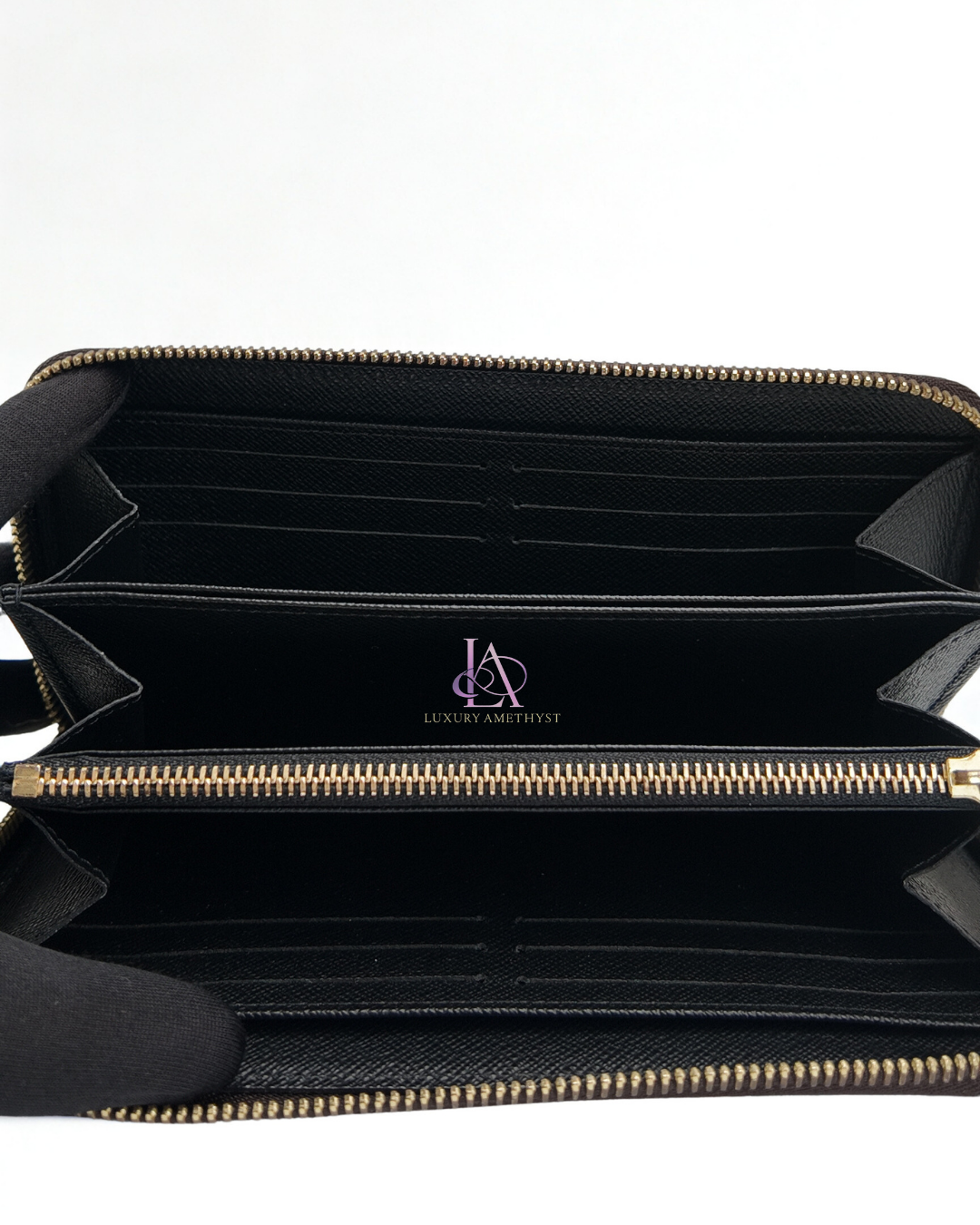 LV Long Wallet Zip Monogram Canvas