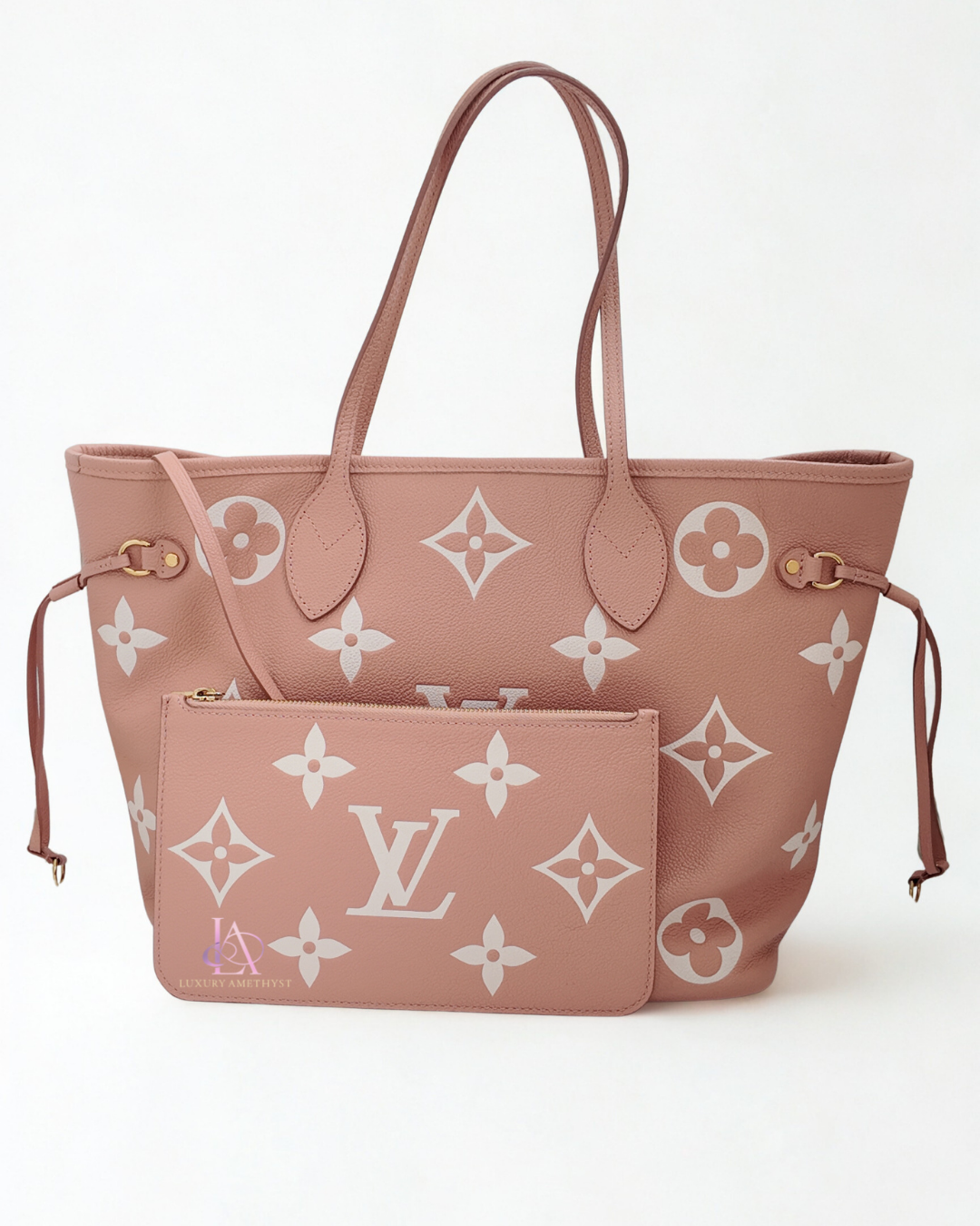 LV Neverfull Empreinte Pink MM